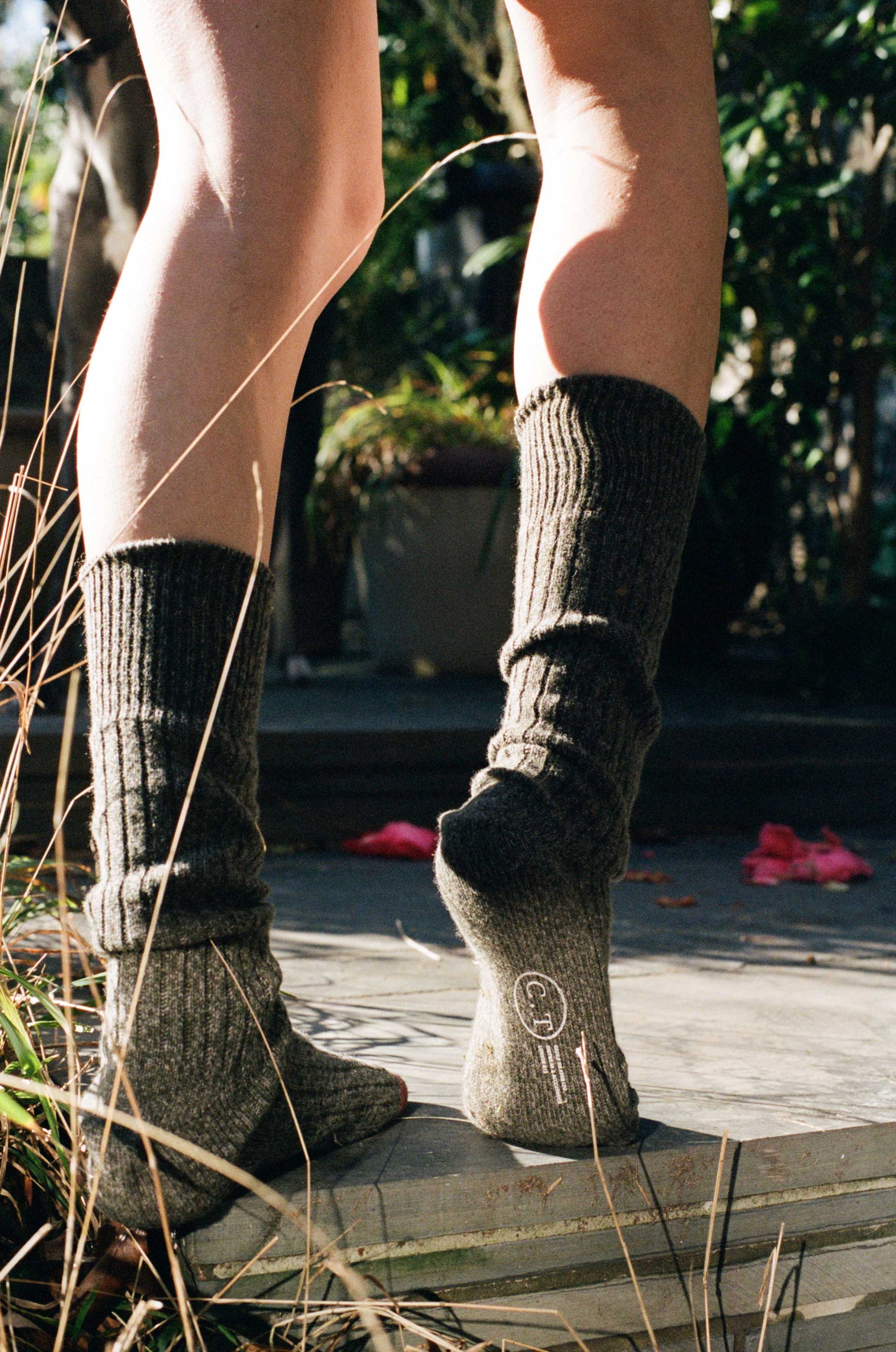 CASHMERE SOCKS IN ELK