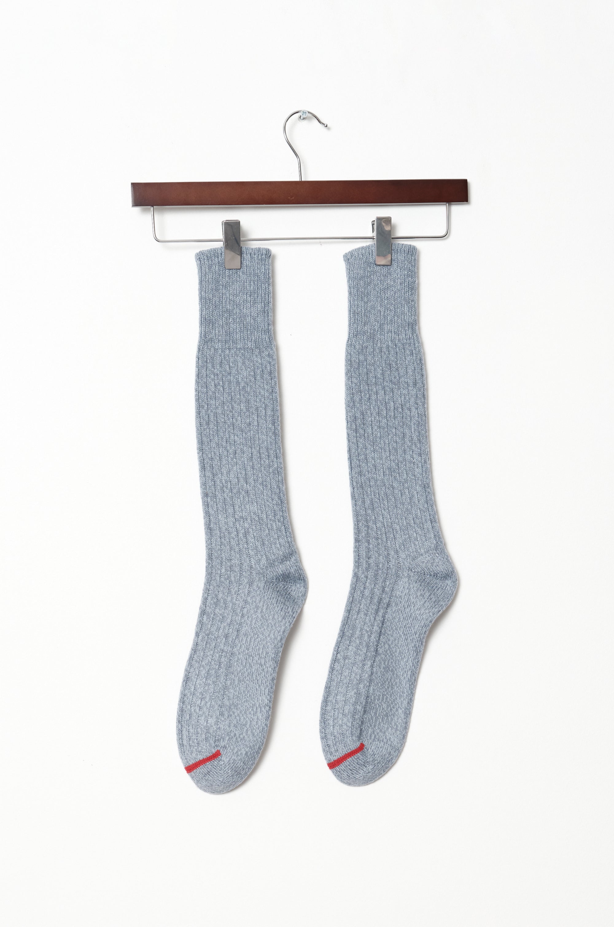 cashmere socks in woad 6