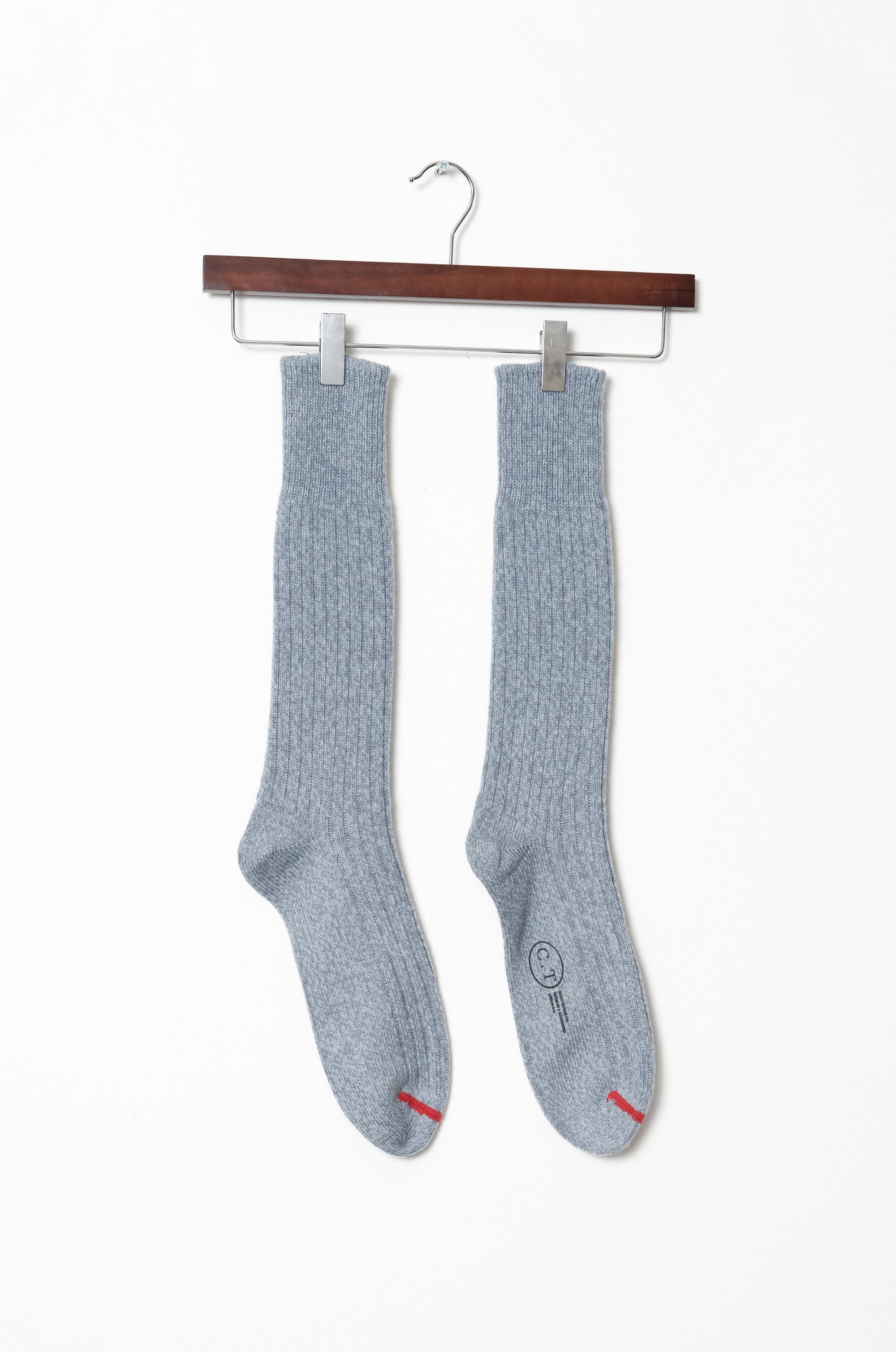 cashmere socks in woad 7
