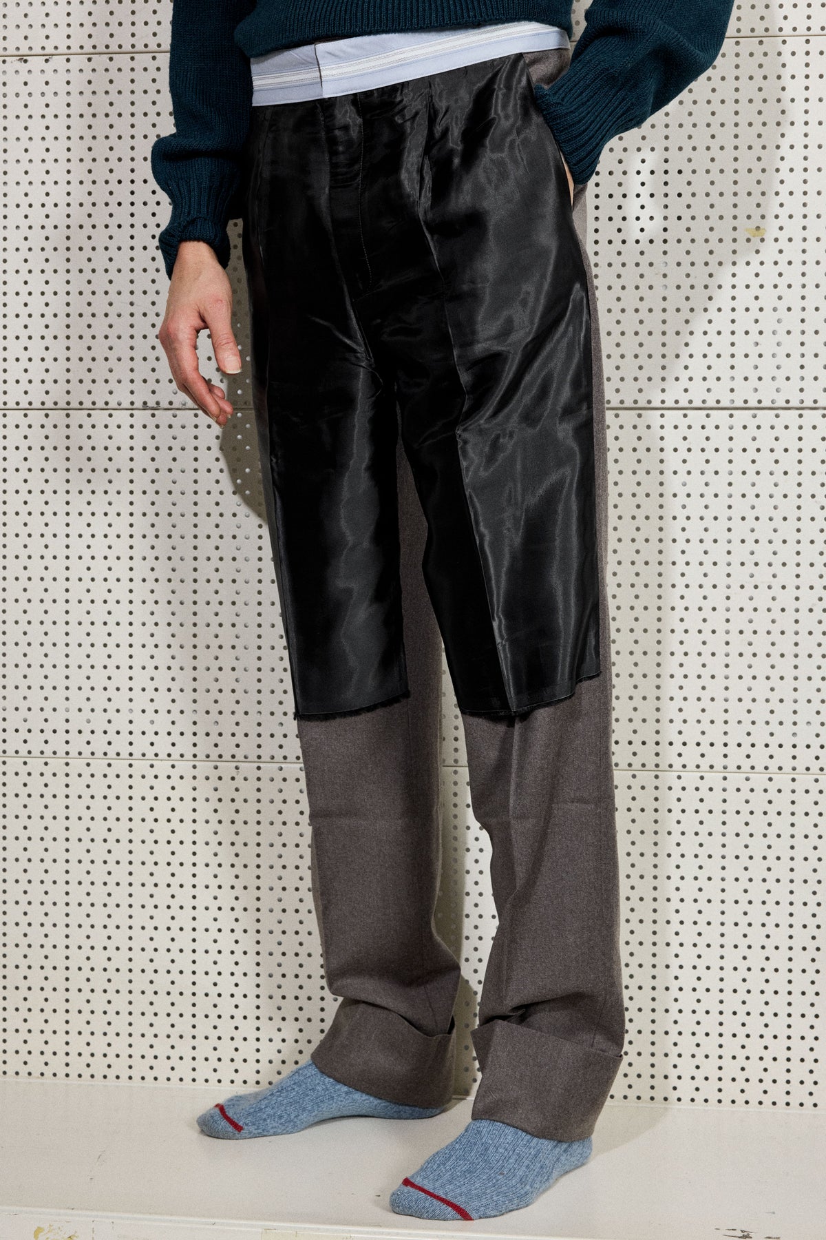 APRON TROUSERS IN KHAKI