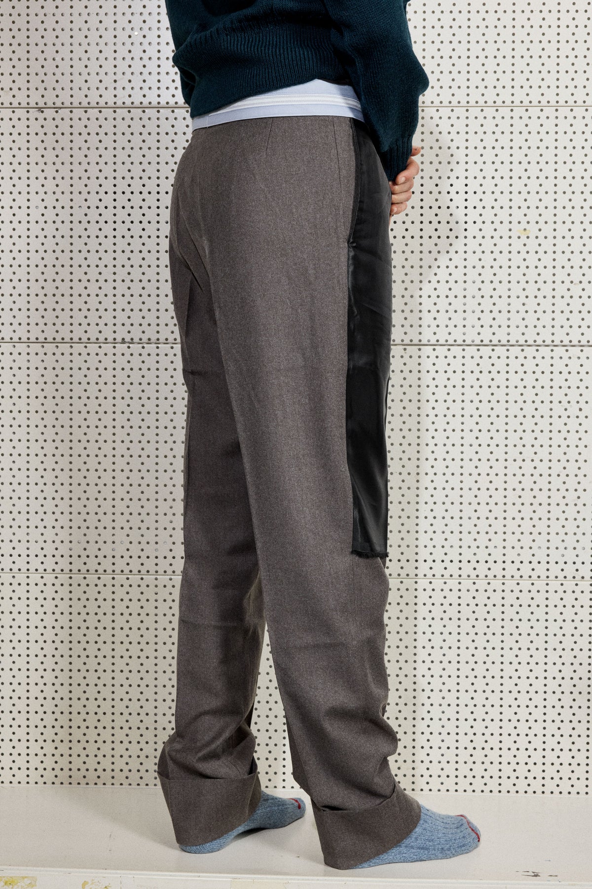 APRON TROUSERS IN KHAKI