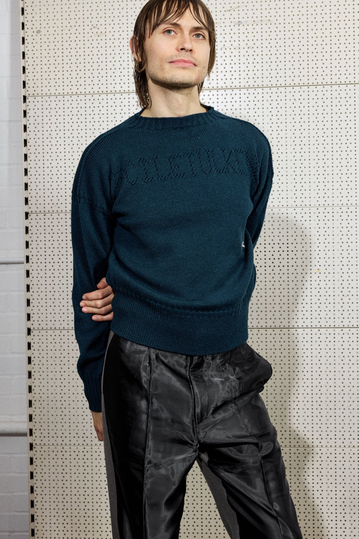 POINTELLE GANSEY IN NAVY