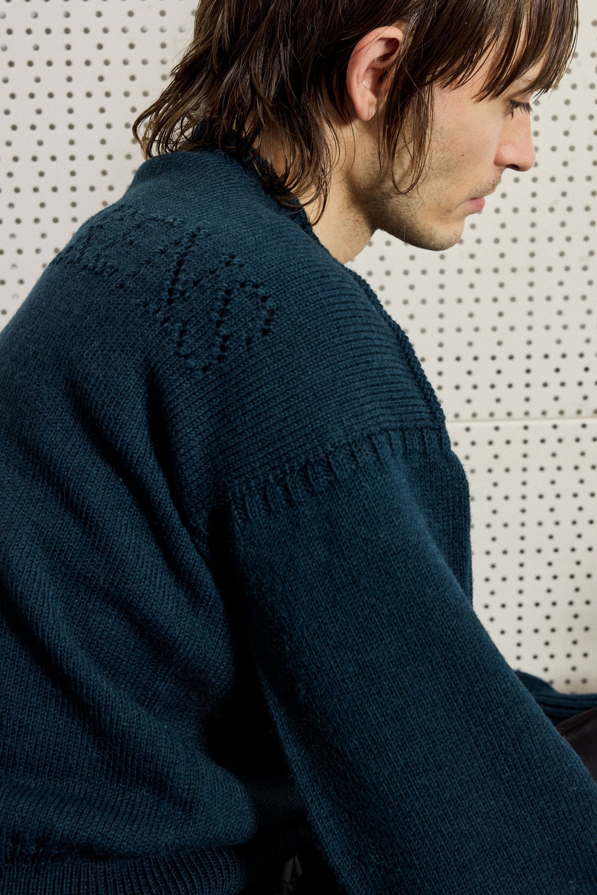 POINTELLE GANSEY IN NAVY
