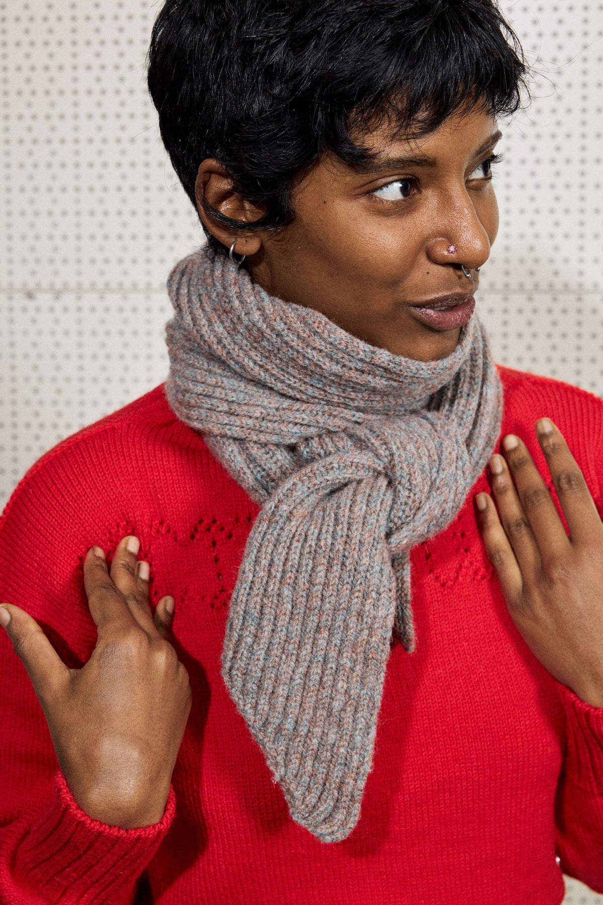 SCARF IN HEATHER