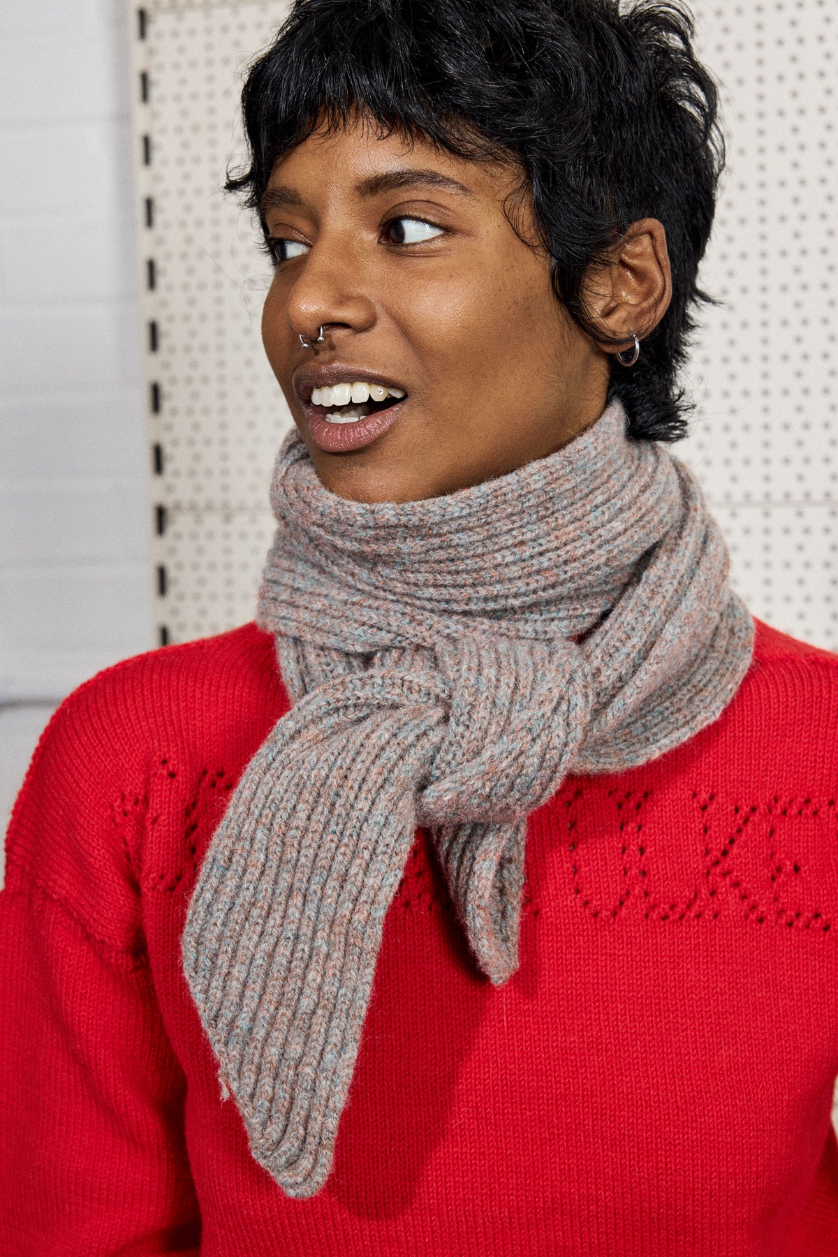 SCARF IN HEATHER