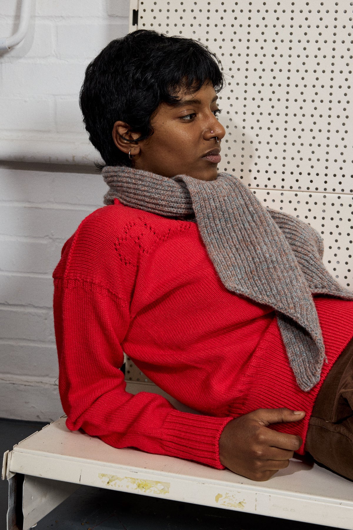 SCARF IN HEATHER
