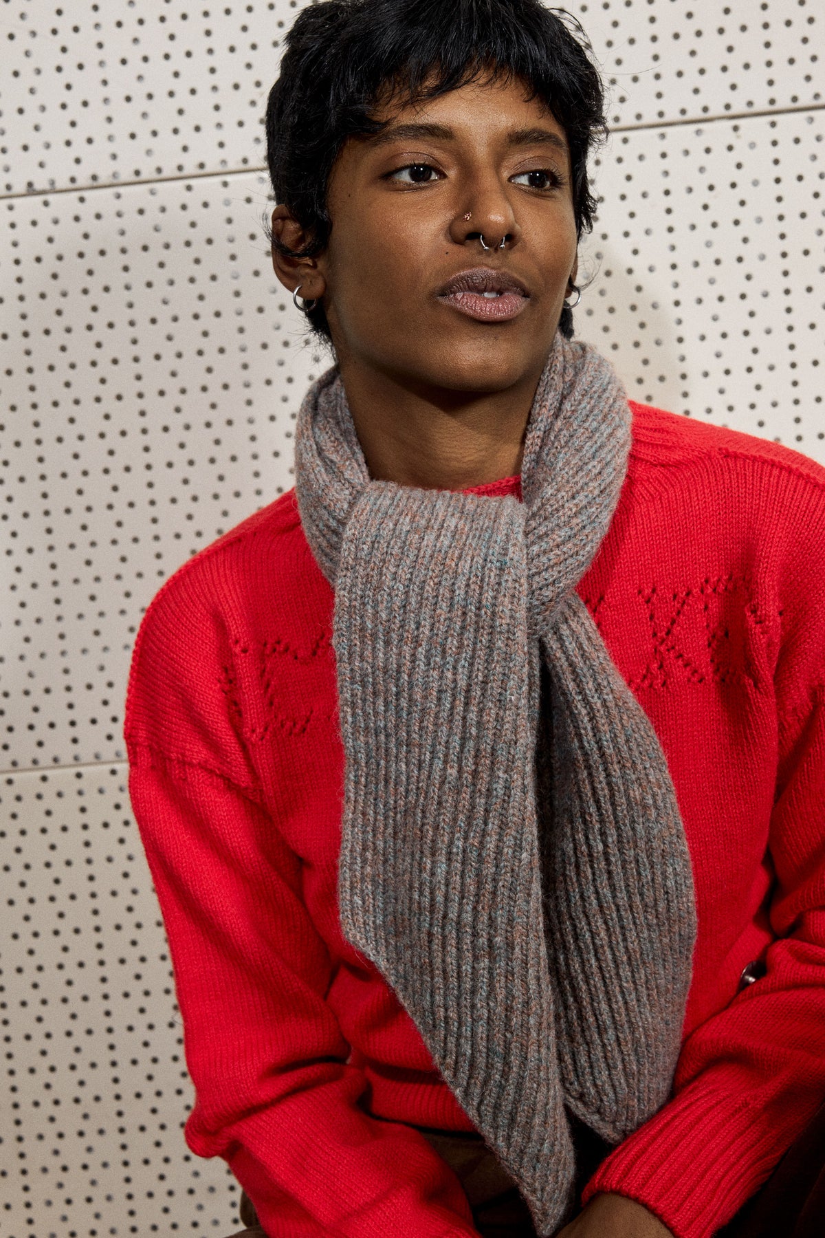 SCARF IN HEATHER