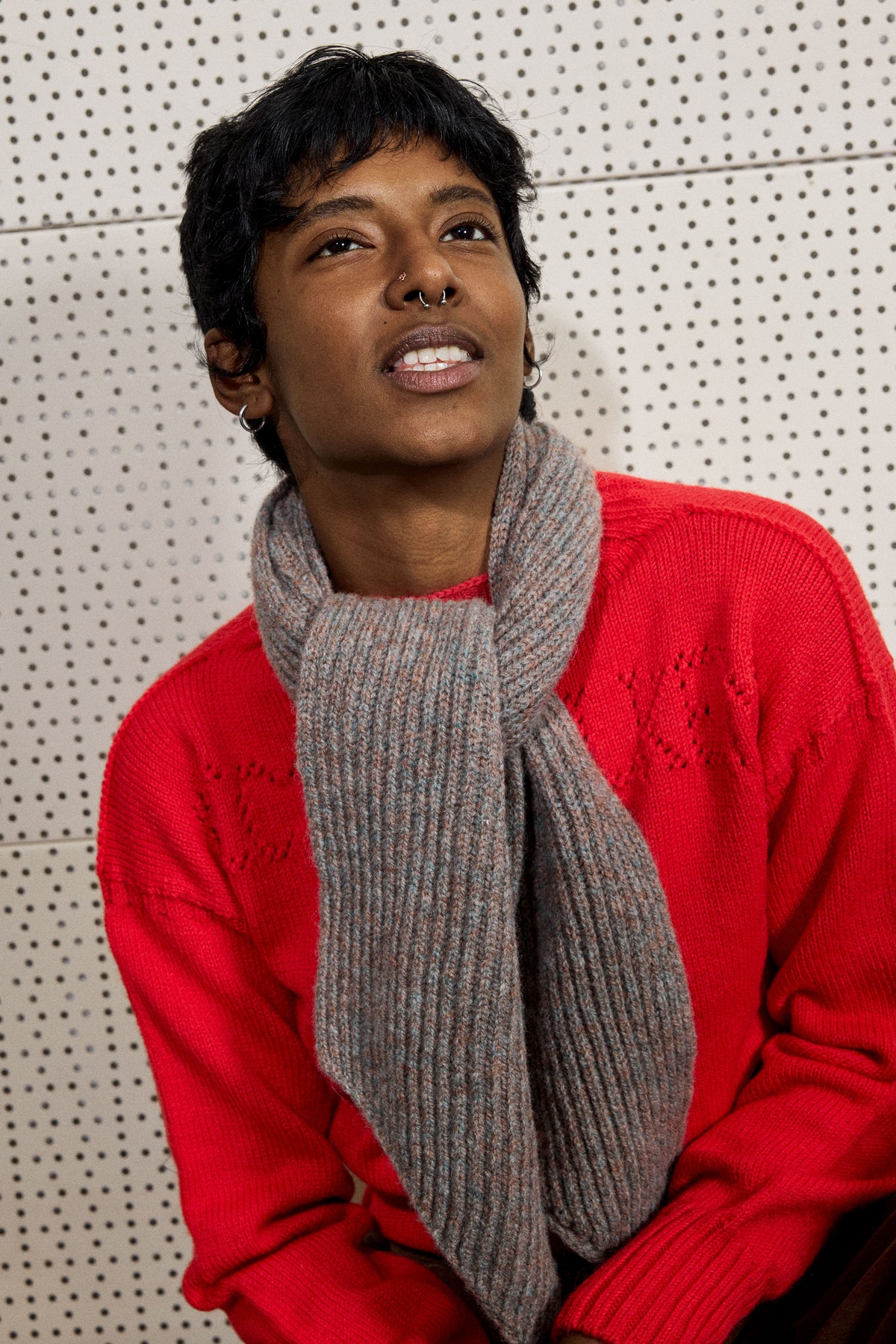 SCARF IN HEATHER
