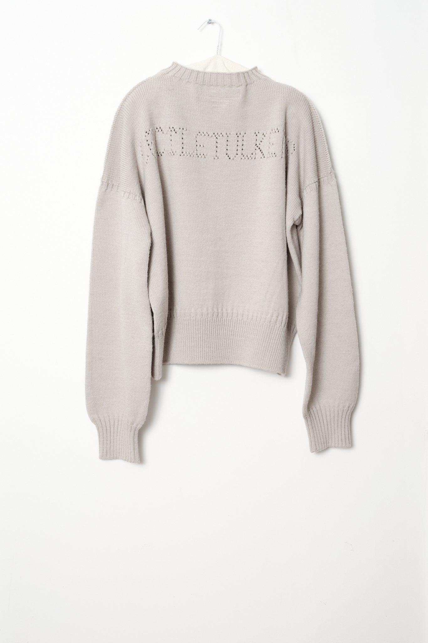 POINTELLE GANSEY IN SILVER